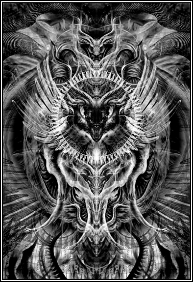 Illustration for article titled The Cosmic Horror of John Coulthart's Lovecraftian Illustrations